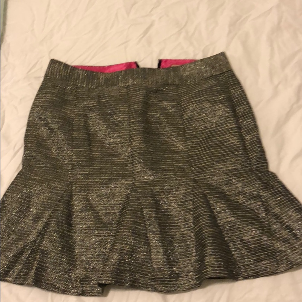 Banana Republic silver skirt